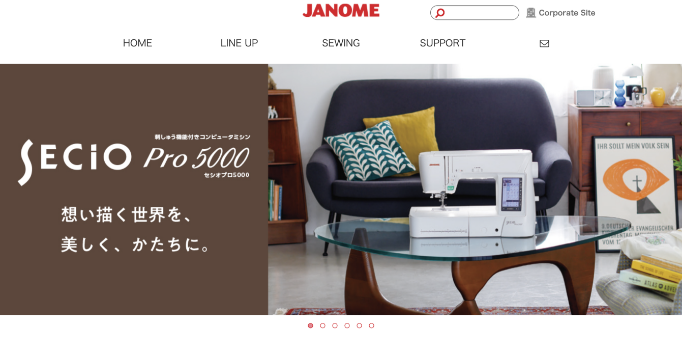 JANOME 手づくり応援サイト えらべる・わかる・たのしめる ミシンと暮らす