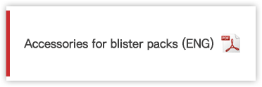 Accessories for blister packs (ENG)