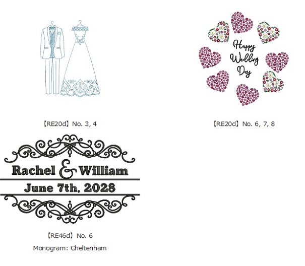 Seasons and Special Occasions Designs (Wedding) sample