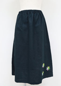 ゴムギャザースカート