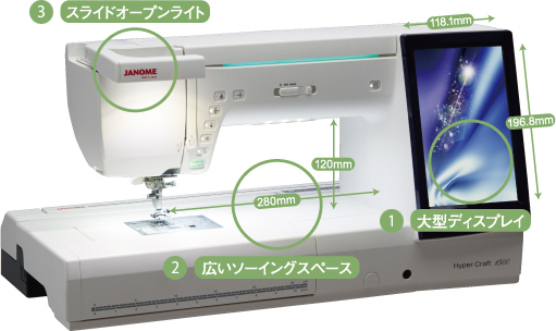 ハイパークラフト1500 Janome