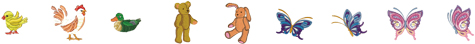 USBメモリ内蔵刺しゅうデザイン アニマル(Animal)